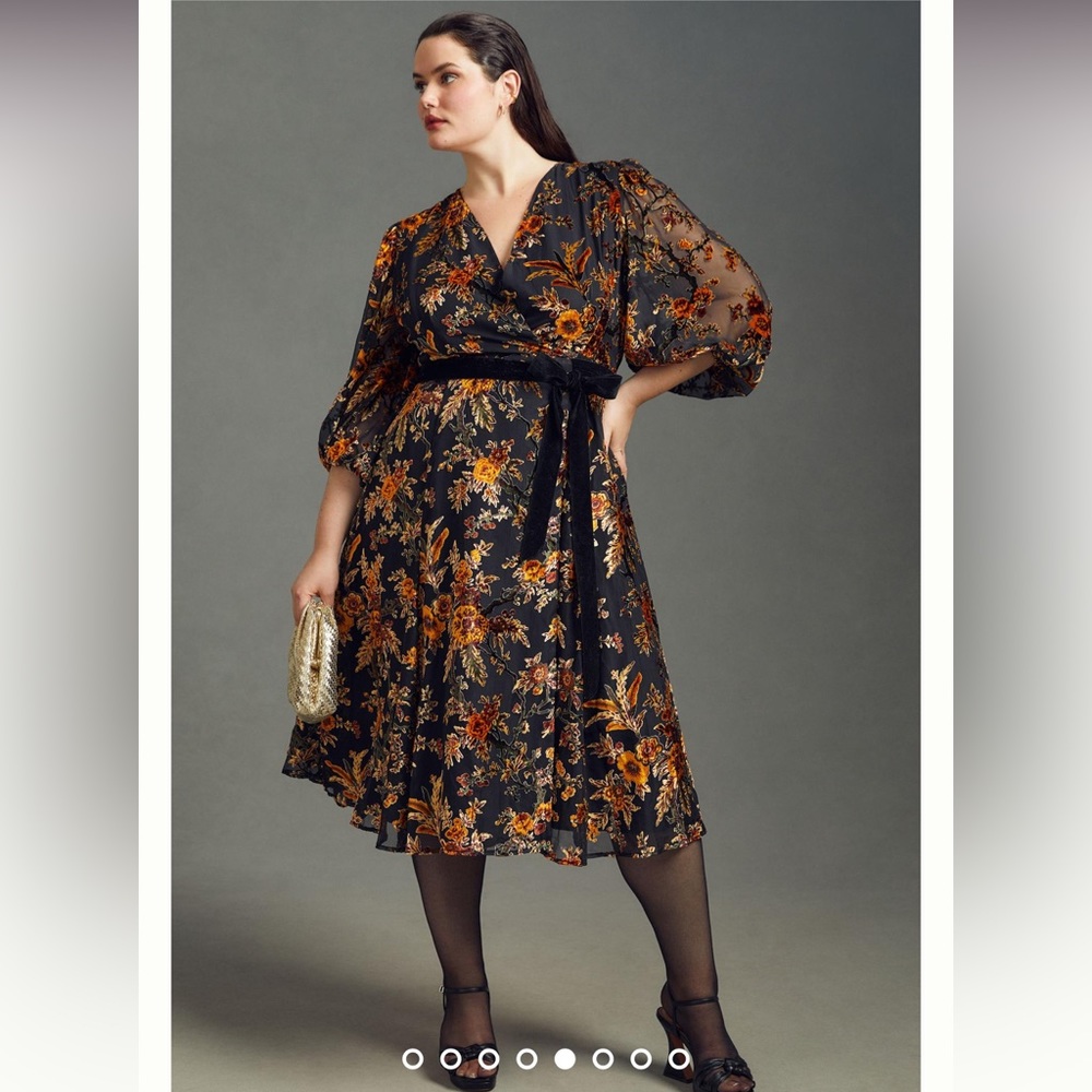🦋 Anthropologie 🦋 Hutch | Burnet Velvet 2XL Dress
